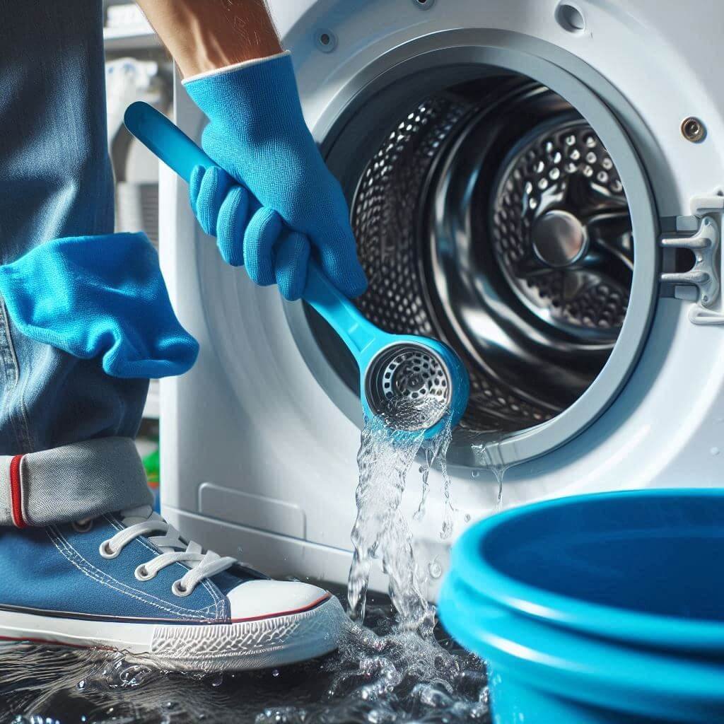 სარეცხი მანქანა წყალს უშვებს